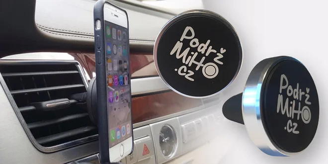 Magnetický držák na telefon - praktická pomůcka do auta