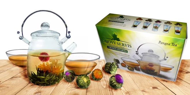 Dárkové sety na kvetoucí čaj Blooming Tea