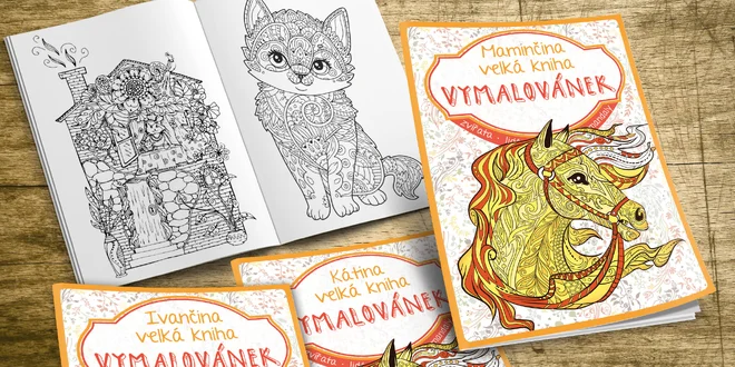 Personalizovaná vánoční Velká kniha Vymalovánek