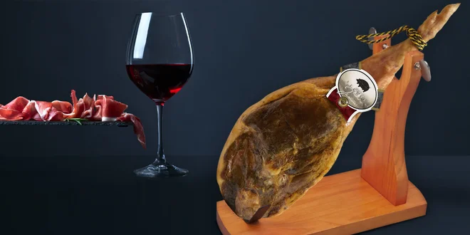 Sušená španělská kýta Jamón Serrano-dárkové balení
