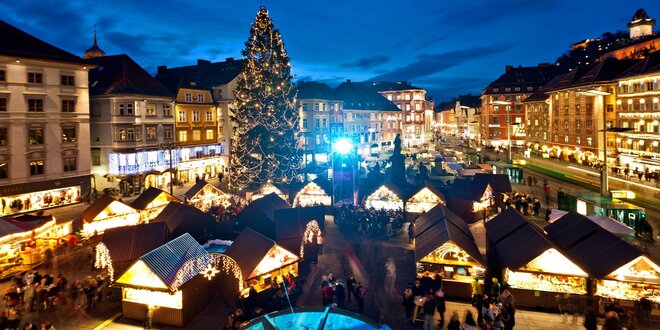 Adventní Záhřeb, Slovinsko a Rakousko s termály