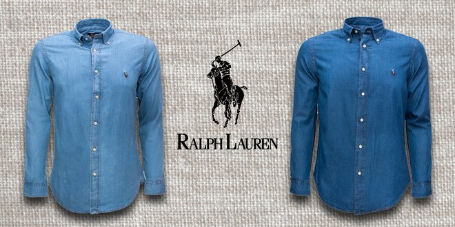 Pánské džínové košile Ralph Lauren Denim