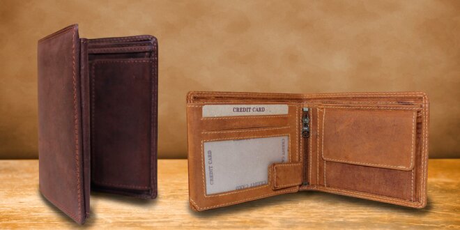 Pánská peněženka z pravé buvolí kůže