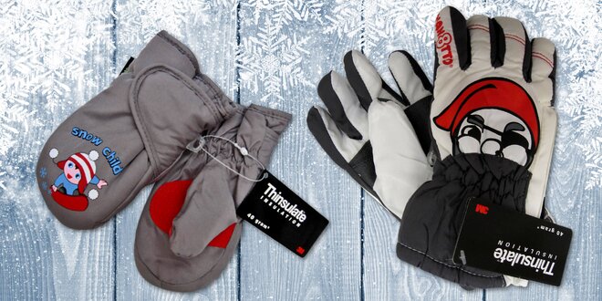 Pro malé Eskymáky: Zimní rukavice Mess