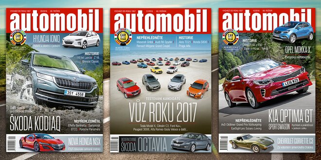 Roční předplatné časopisu Automobil 2017