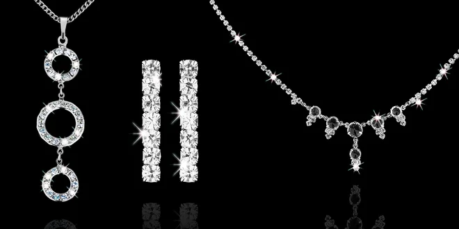 Nádherné štrasové šperky pro dámy