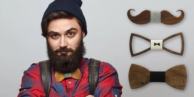 Originální dřevění motýlci v dárkové krabičce