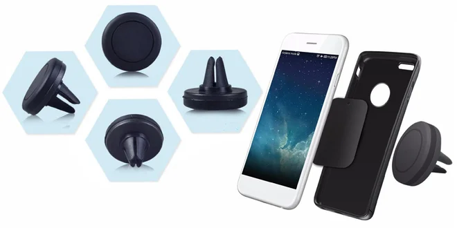 Univerzální držák na mobil do mřížky ventilátoru