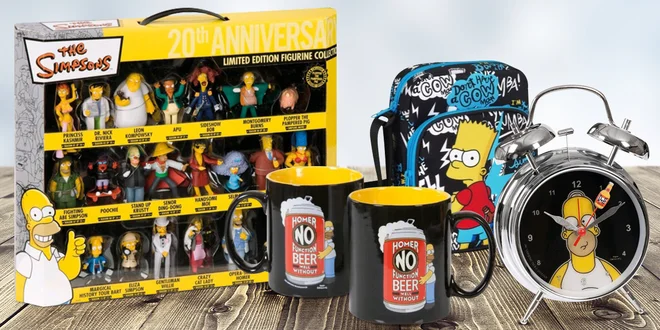 Bomba dárky z oficiální kolekce The Simpsons