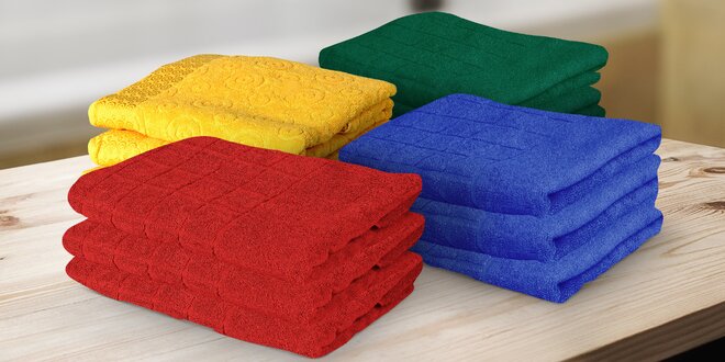 Bavlněné ručníky a osušky vyrobené v Egyptě