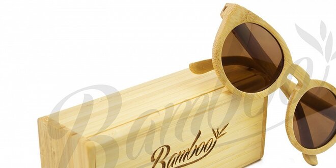 Dřevěné a bambusové brýle značky Bamboo