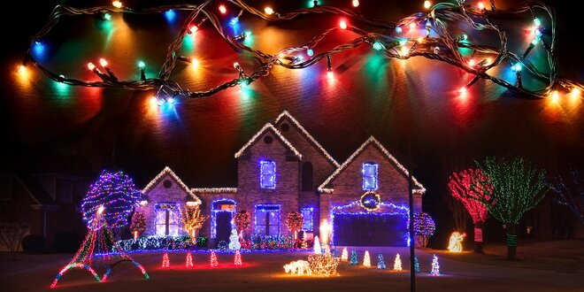 Vánoční osvětlení pro vnitřní i venkovní použití
