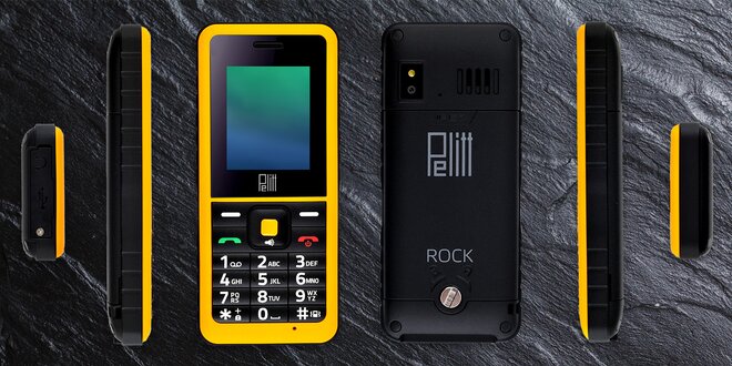 Odolný mobil Pelitt Rock – pevný jako skála za super cenu!