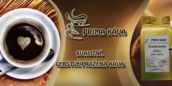 Čerstvě pražená káva 250g + 250g