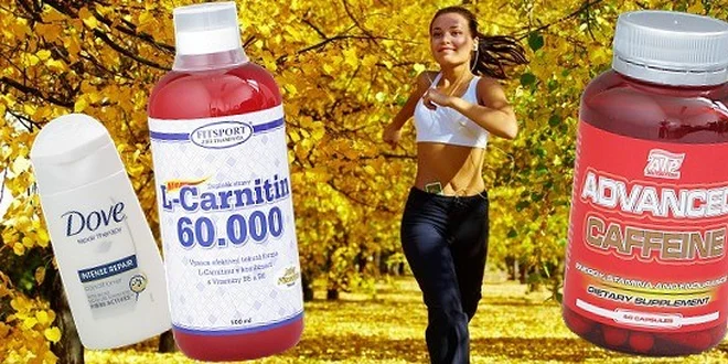 Carnitine 60000 + Advanced Caffeine a 2x kondicionér DOVE