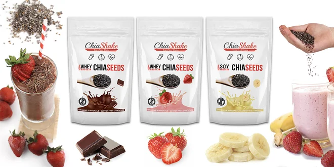Snídaně šampionů: koktejly Chia Shake plné vitamínů