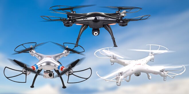 Dron pro pořízení leteckých snímků a videí