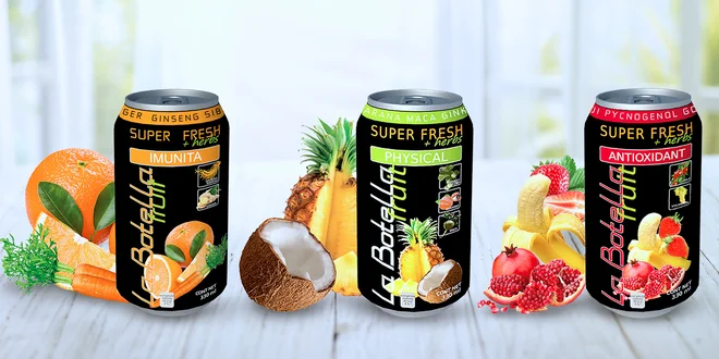 La Botella: Sada ovocných nektarů s bylinkami