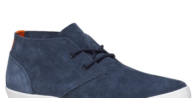 Pánské tmavě modré semišové boty TBS