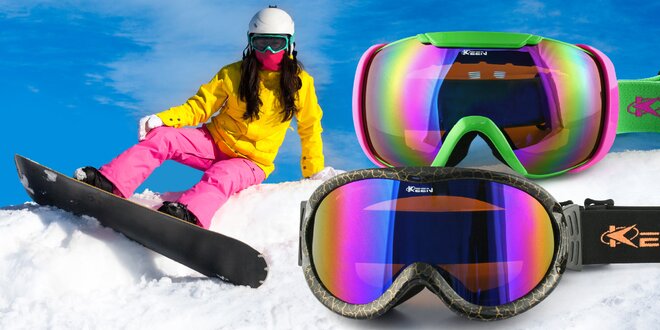 Lyžařské a snowboardové brýle s nemlživými skly