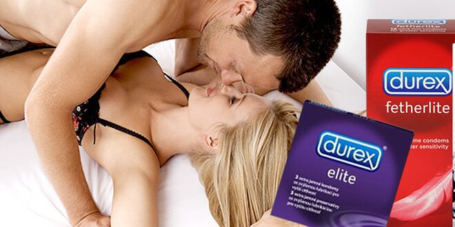 Balíčky až 48 kondomů Durex