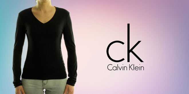 Dámská trička Calvin Klein s dlouhým rukávem
