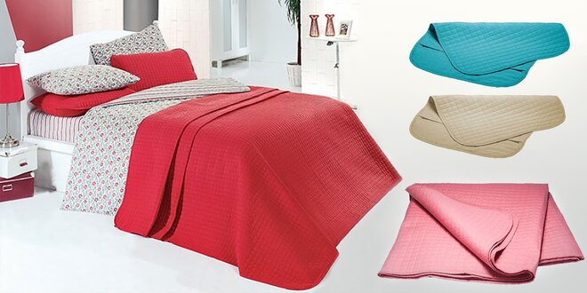 Hoďte ložnici do parády: Povlečení, povlaky na polštářky a přehozy na postel