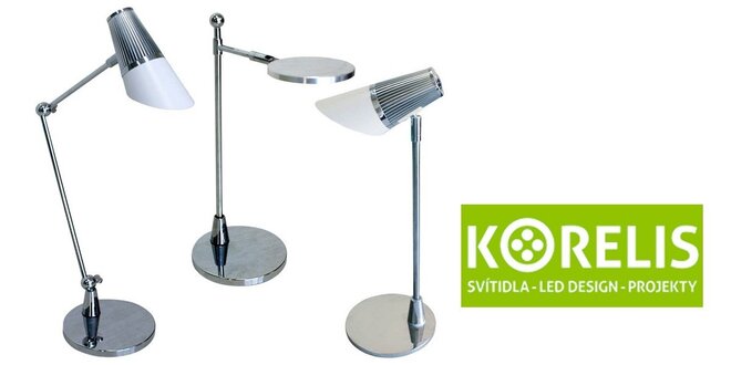 Stmívatelné dotykové LED lampy na pracovní stůl i noční stolek