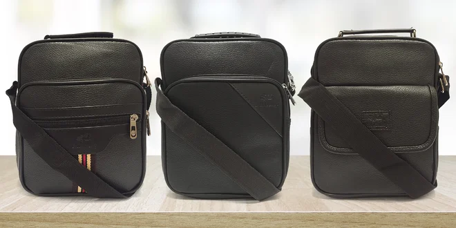 Elegantní pánské crossbody tašky: textil či eko kůže