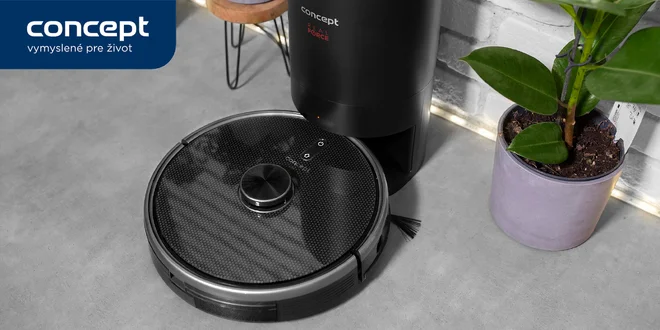 Robotický vysávač s mopom 3v1 Laser UVC Concept