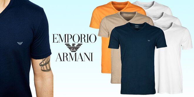Sada 3 pánských triček Emporio Armani