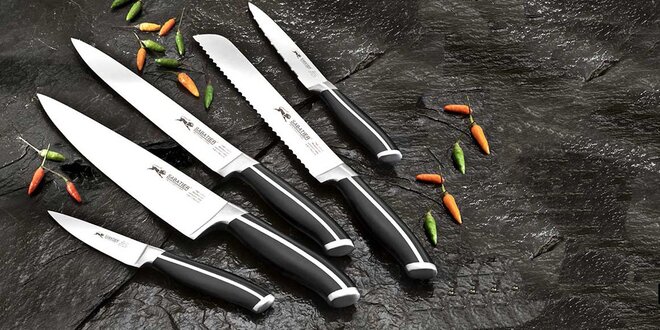 Výběr nožů a nůžek od francouzské značky Sabatier
