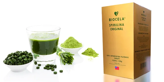 Energie pro váš organismus: 100% Spirulina