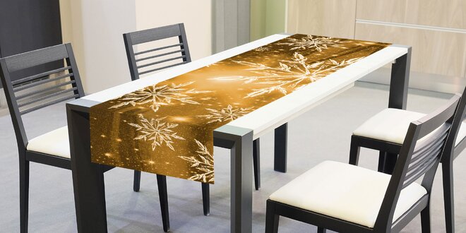 Textilní ubrusy se zimním motivem pro váš stůl