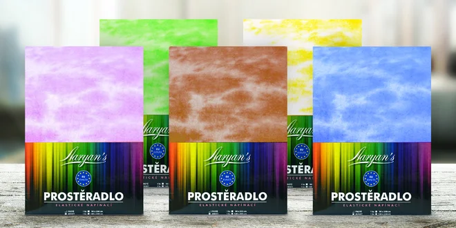 Batikovaná prostěradla z bavlny pro veselé snění