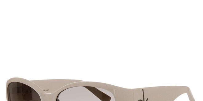 Dámské krémové sluneční brýle Calvin Klein