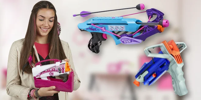 Nadupané NERFky pro dětské bitvy se zlosyny