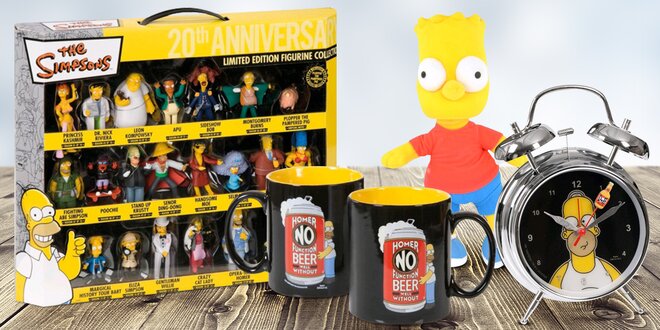 Bomba dárky z oficiální kolekce The Simpsons