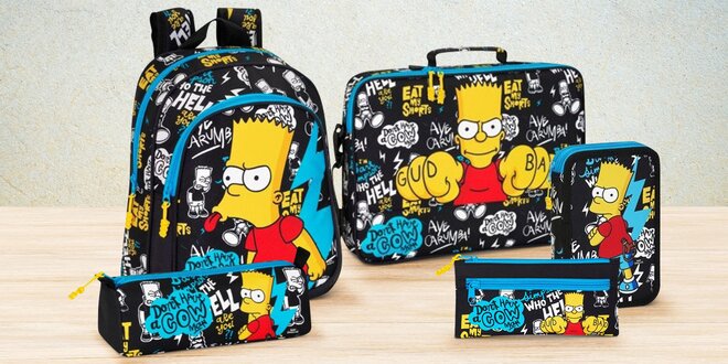 Školní potřeby pro fanoušky Barta Simpsona