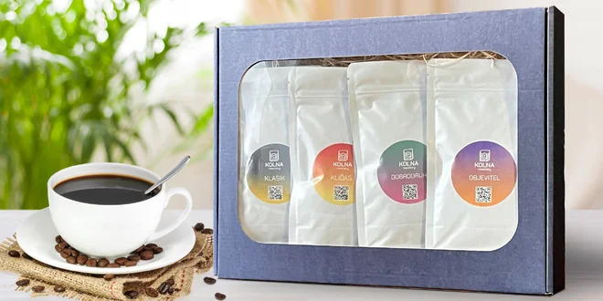 Degustační sada na espresso: 4 druhy káv