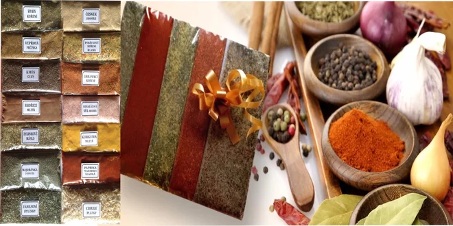 Kvalitní koření bez glutamanu v dárkové sadě