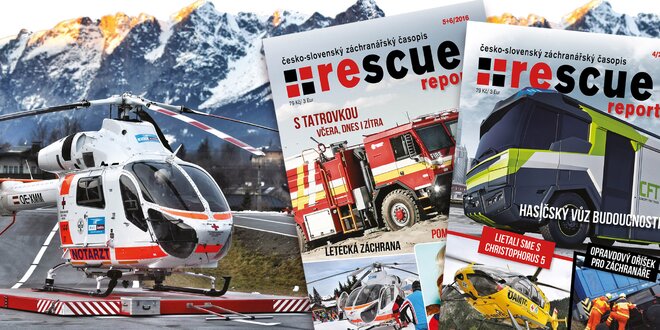 Roční předplatné časopisu Rescue report pro hasiče, záchranáře a další hrdiny