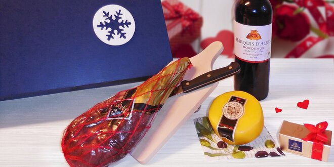 Gurmánská sada: minikýta, čedar i víno Bordeaux