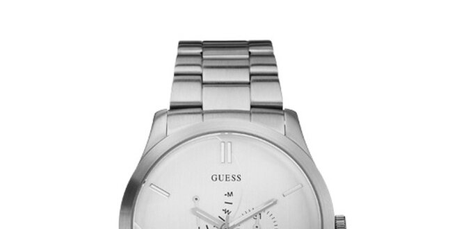 Pánské ocelové analogové hodinky Guess