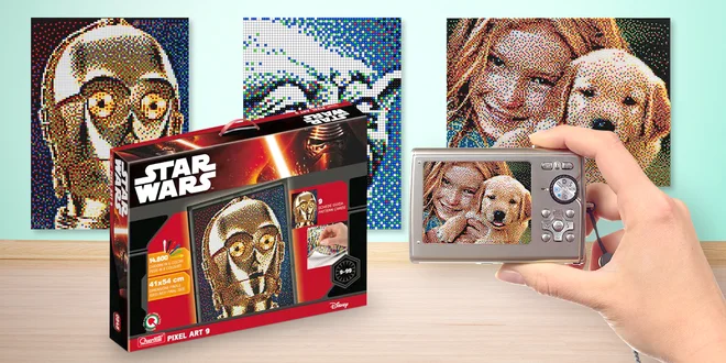 2 v 1: Složte hrdinu Star Wars či vlastní obraz