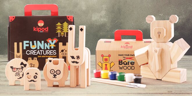 Designové hračky, které si vaše dítě vyrobí samo