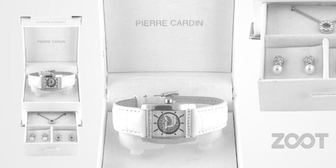 Elegantní set hodinek a šperků Pierre Cardin