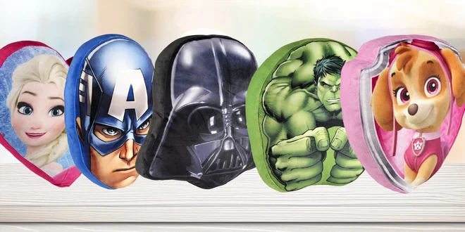 Filmoví hrdinové ve vašem obýváku: 3D polštáře