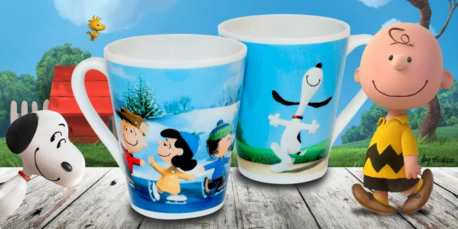 Dva roztomilé hrníčky se Snoopym