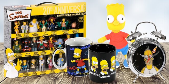 Oficiální kolekce The Simpsons - 21 bomba dárků pro malé i velké fanoušky